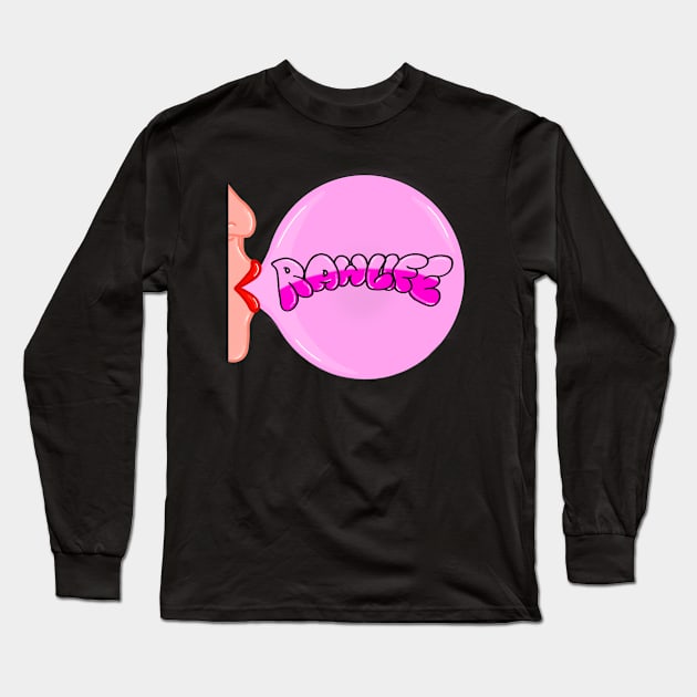 RawLife pink Long Sleeve T-Shirt by Toughcreations